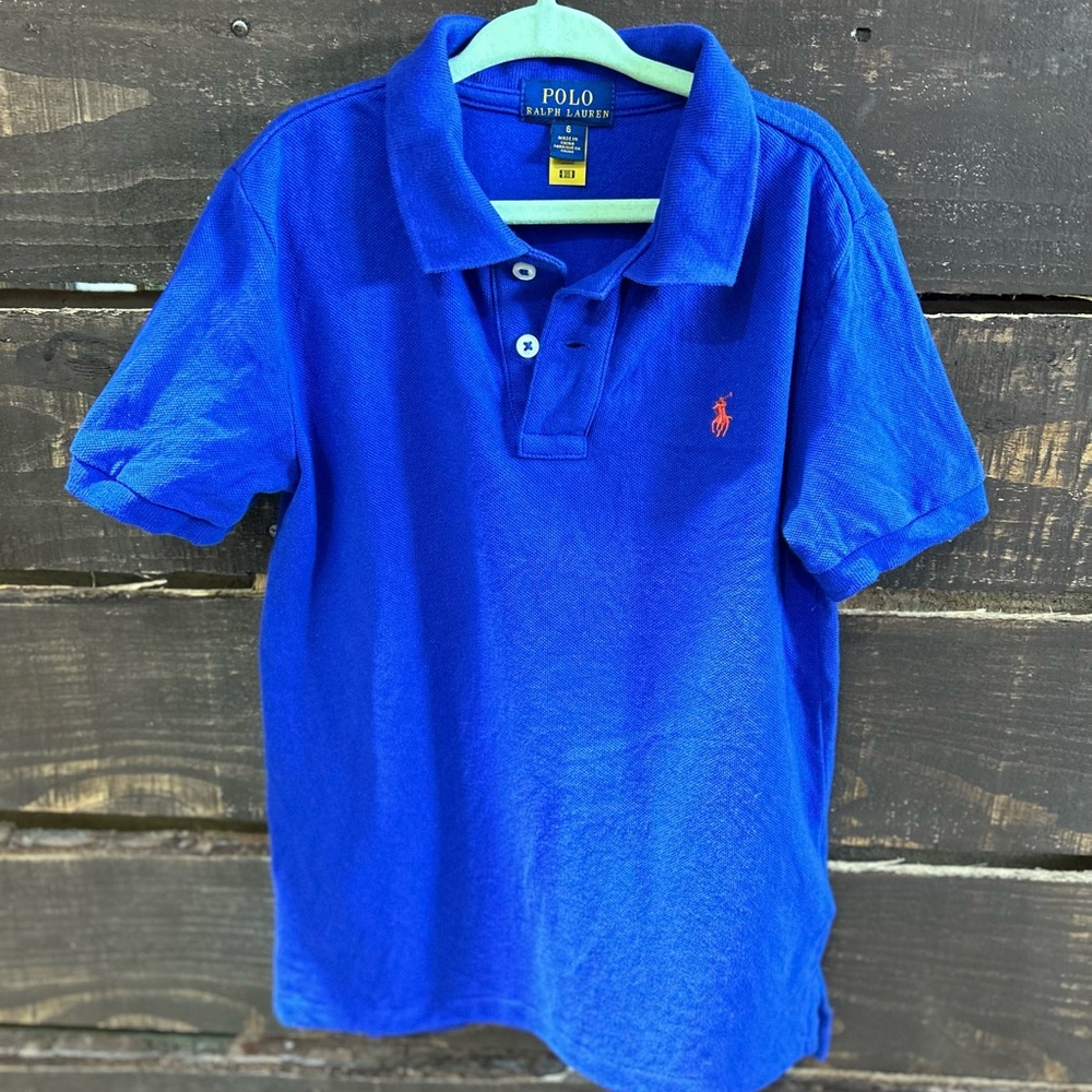 Ralph Lauren Pique Polo Boys 6